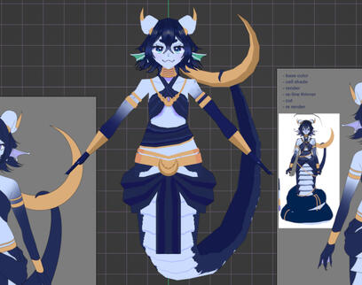 Low Poly sebi 2.0 was a test vtuber model that i used @sebiiroo's design for